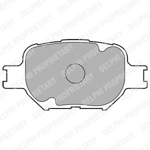 Brake Pad Set, disc brake LP1804