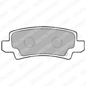 Brake Pad Set, disc brake LP1864