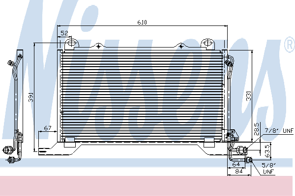 Condensator, airconditioning 94425