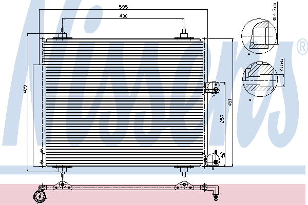 Condensator, airconditioning 94609