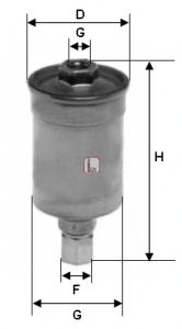 Fuel filter S 1511 B