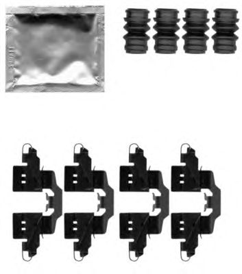 Accessory Kit, disc brake pads K0269