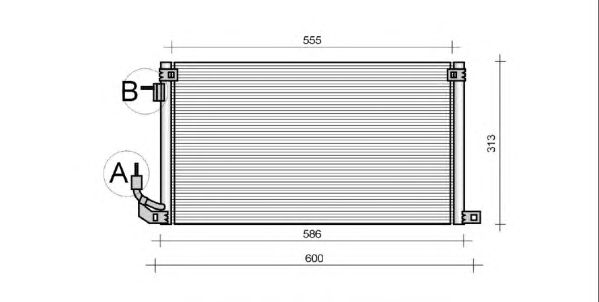 Condensator, airconditioning QCN46