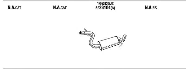 Exhaust System ADT18069