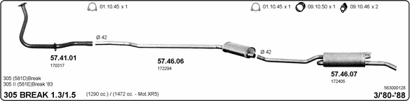 Exhaust System 563000128