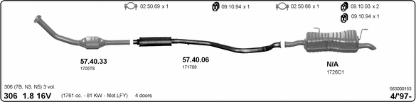 Exhaust System 563000153