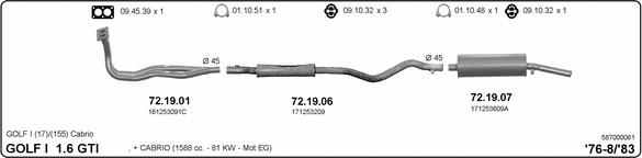 Exhaust System 587000061