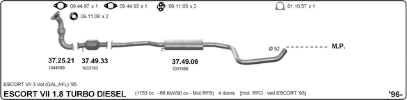 Exhaust System 525000101