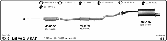 Exhaust System 552000004