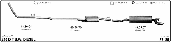 Exhaust System 553000086