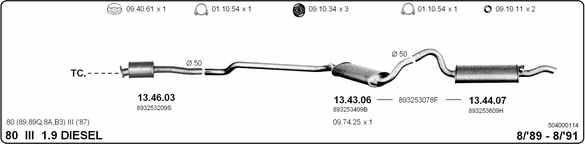 Exhaust System 504000114