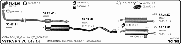 Exhaust System 561000049