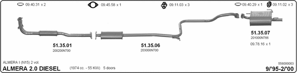 Exhaust System 558000003