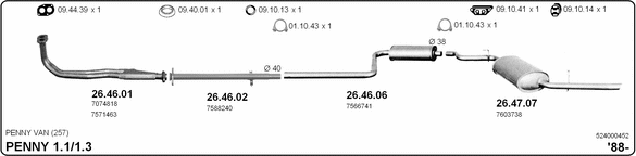 Exhaust System 524000452