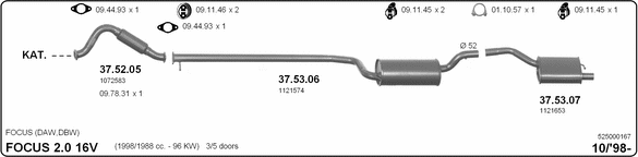 Exhaust System 525000167