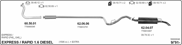 Exhaust System 566000046