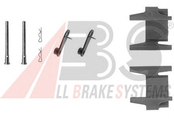 Accessory Kit, disc brake pads 1142Q