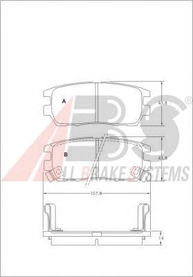 Brake Pad Set, disc brake 36781