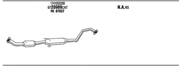 Exhaust System TOT17219