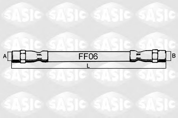 Tubo flexible de frenos SBH6281