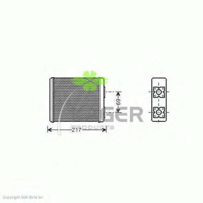 Heat Exchanger, interior heating 32-0043