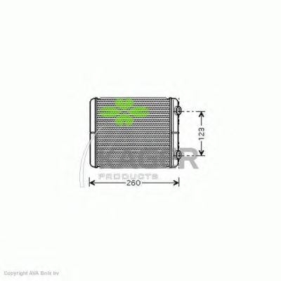 Heat Exchanger, interior heating 32-0400