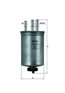 Fuel filter KL 446