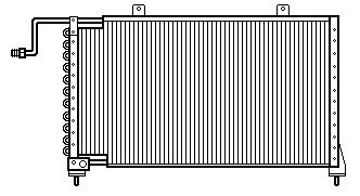 Condensator, airconditioning 716N21