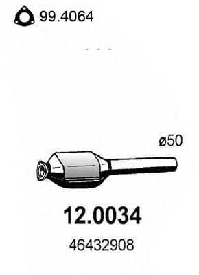 Catalytic Converter 12.0034