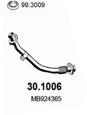 Exhaust Pipe 30.1006