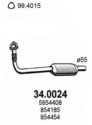 Catalytic Converter 34.0024