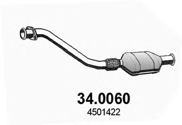 Catalytic Converter 34.0060