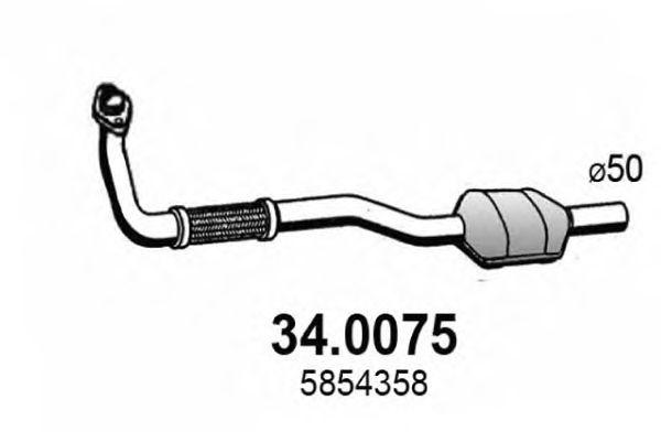 Catalytic Converter 34.0075