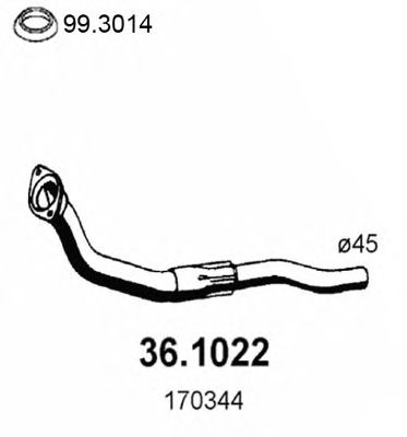Exhaust Pipe 36.1022