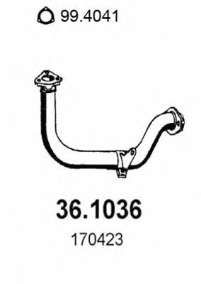 Exhaust Pipe 36.1036