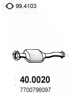 Catalytic Converter 40.0020