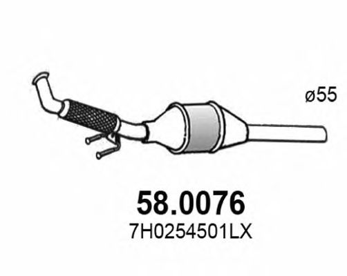 Catalytic Converter 58.0076