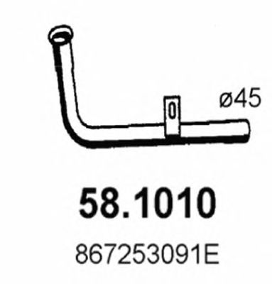 Exhaust Pipe 58.1010