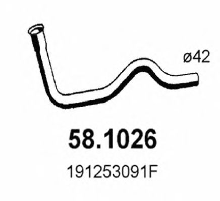 Exhaust Pipe 58.1026
