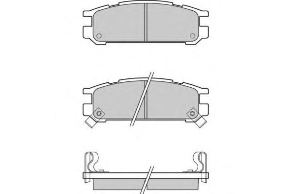 Brake Pad Set, disc brake 12-0536