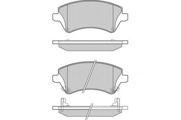 Brake Pad Set, disc brake 12-1030