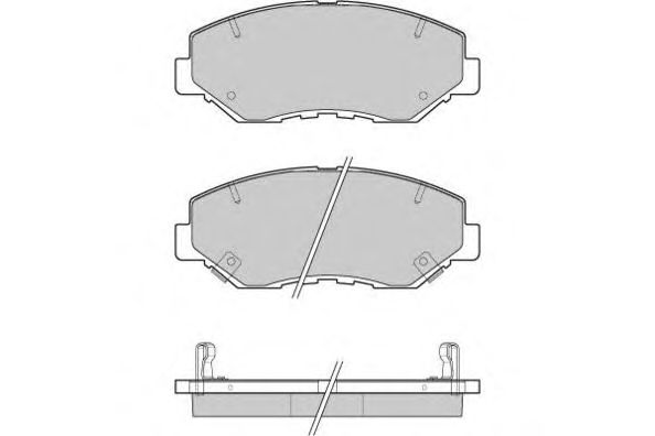 Brake Pad Set, disc brake 12-1117