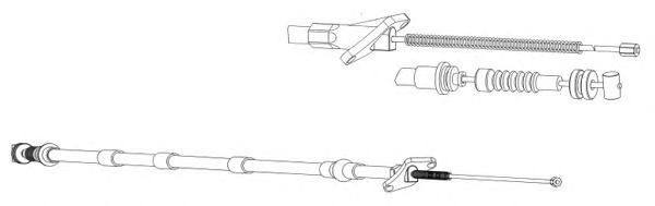 Cable, parking brake OP02209