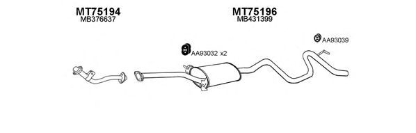 Exhaust System 750006