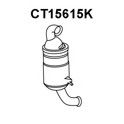 Catalytic Converter CT15615K