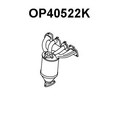 Manifold Catalytic Converter OP40522K