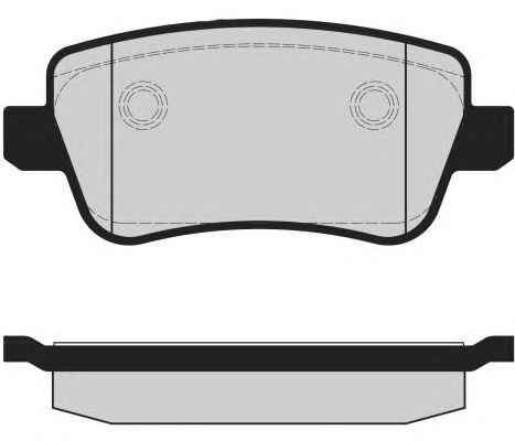 Brake Pad Set, disc brake PA1691