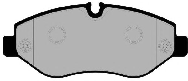 Brake Pad Set, disc brake PA1701