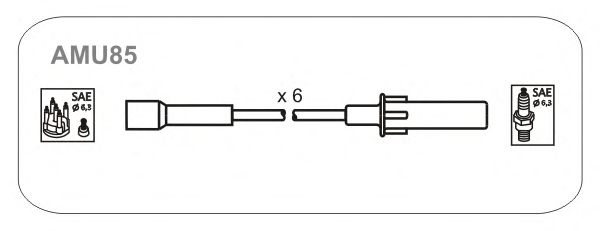 Ignition Cable Kit AMU85