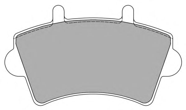 Brake Pad Set, disc brake FBP-1224